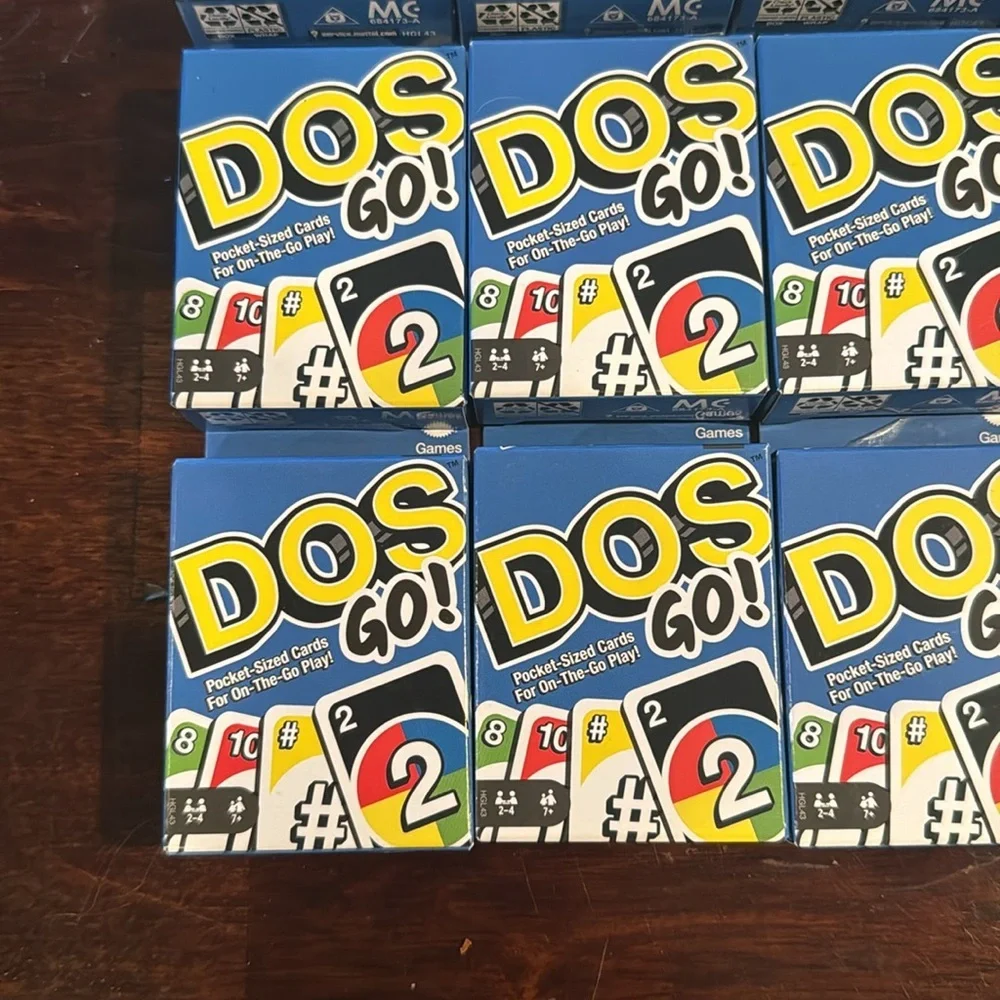 DOS GO! POCKET SIZED‎ CARDS FOR ON-THE-GO PLAY fun card games party